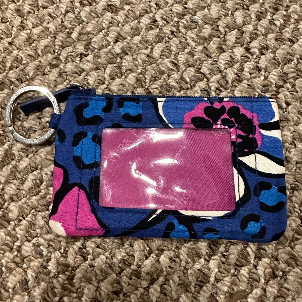 NEW Vera Bradley Zip ID Card Wallet.